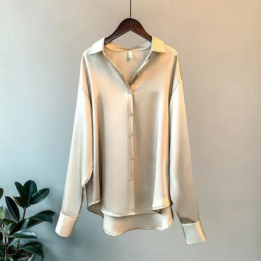 FLORENCE™ | Silky Long-Sleeve Blouse
