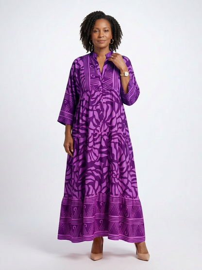 Marielle - Button Front Midi Dress